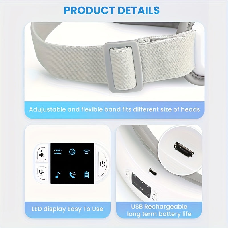 NNETM 4D Smart Eye & Face Massager – Heating, Vibration & Music Relaxation Device