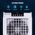 NNEMB 35L 220W Evaporative Air Cooler Portable Industrial Fan-Purifier-Humidifier-Remote Control