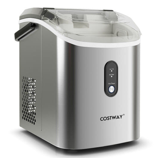 Nugget Countertop Ice Maker with Soft Chewable Pellet Ice-Black