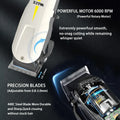 Economical Professional Hair Clipper USB Rechargeable White