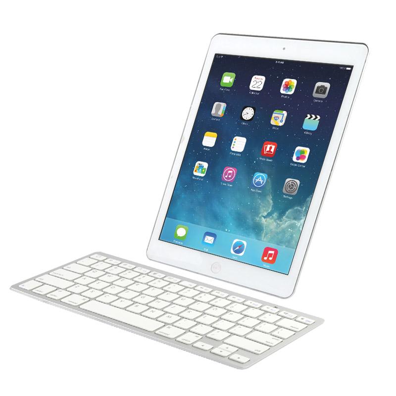 NNEIDS Ultra-Thin Bluetooth Keyboard For Ipad Air / Mini Iphone Ps3 - White
