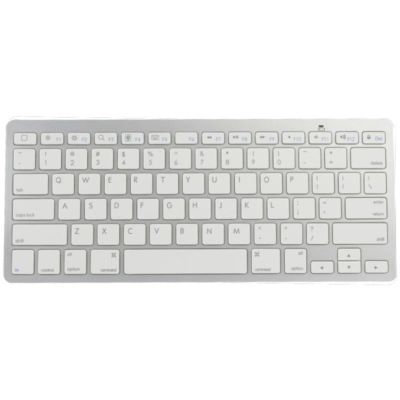 NNEIDS Ultra-Thin Bluetooth Keyboard For Ipad Air / Mini Iphone Ps3 - White