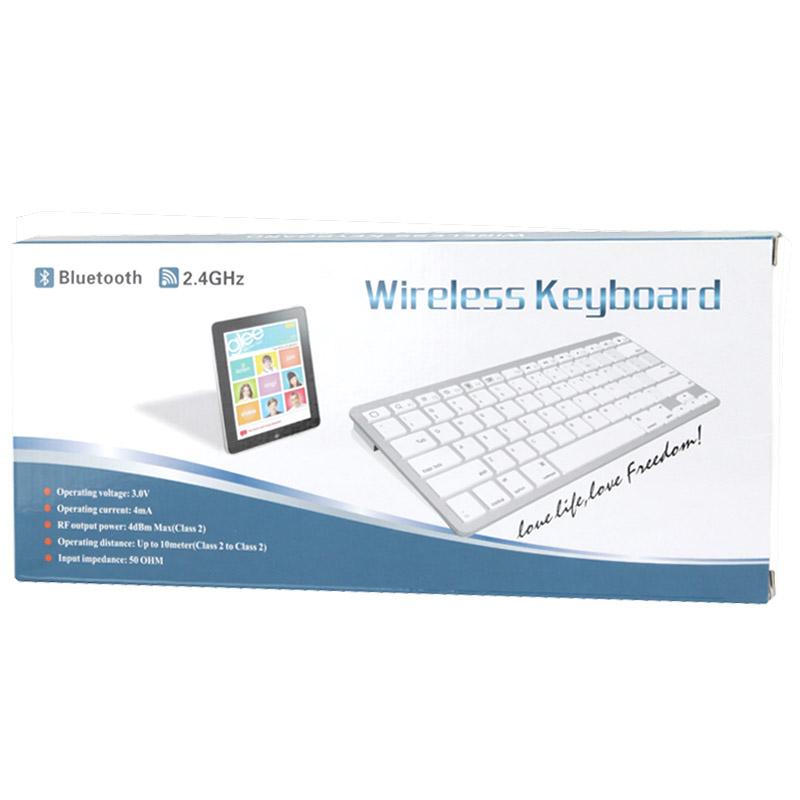 NNEIDS Ultra-Thin Bluetooth Keyboard For Ipad Air / Mini Iphone Ps3 - White