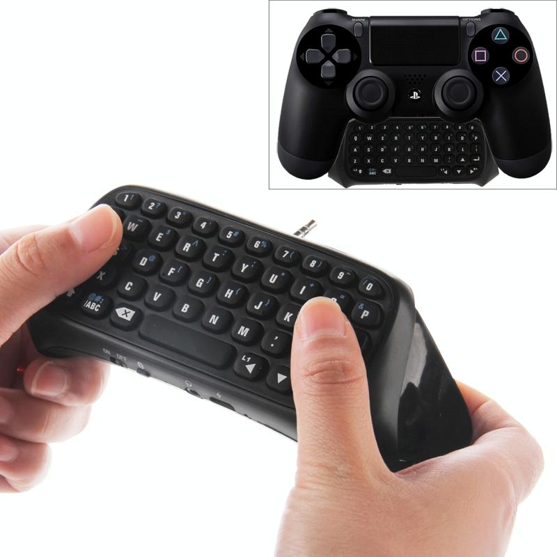 NNEIDS Bluetooth Keyboard For Ps4 Controller - Black
