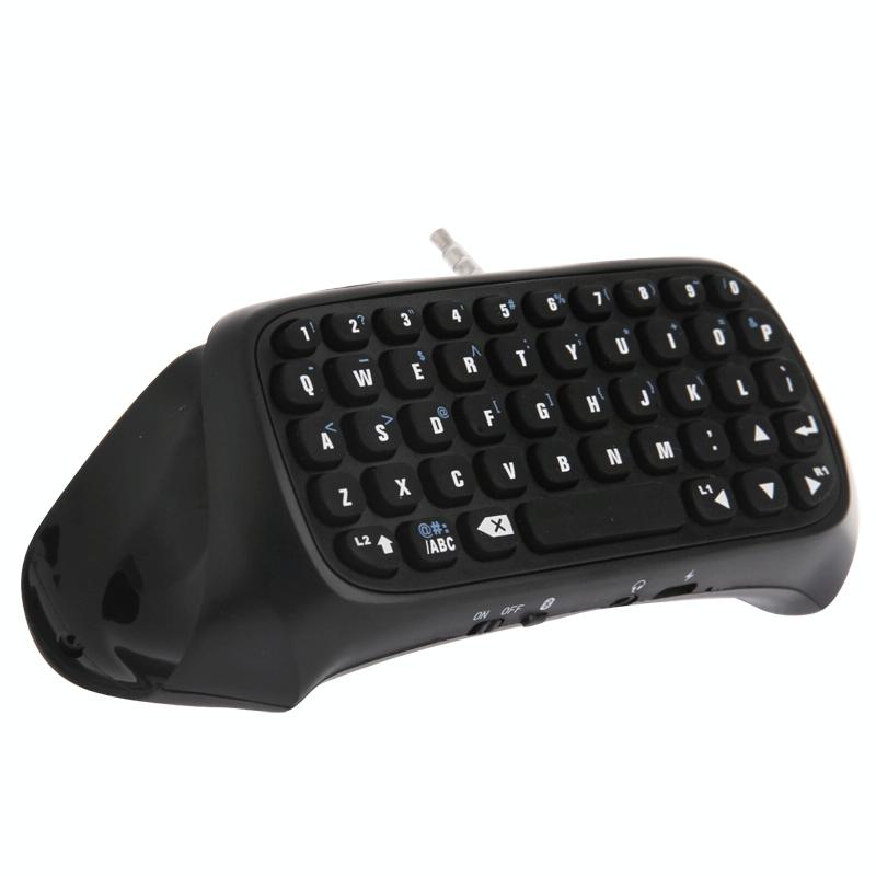NNEIDS Bluetooth Keyboard For Ps4 Controller - Black