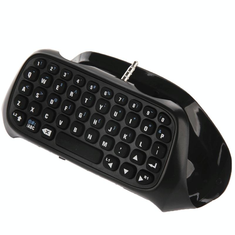NNEIDS Bluetooth Keyboard For Ps4 Controller - Black