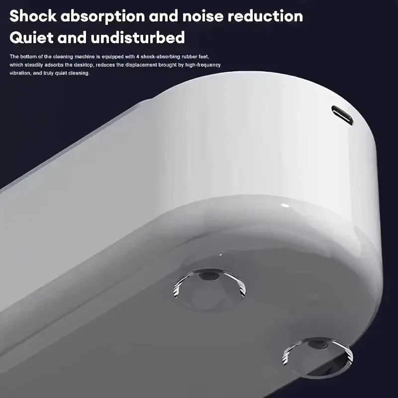 NNEOBA Ultrasonic Glasses Cleaner – Wireless Multi-Purpose Eyewear Cleaning Machine