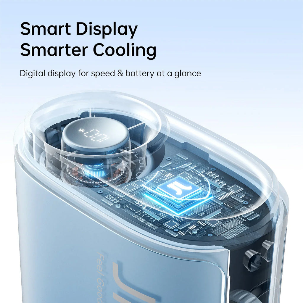 NNEOBA Portable Wearable Neck & Waist Fan
