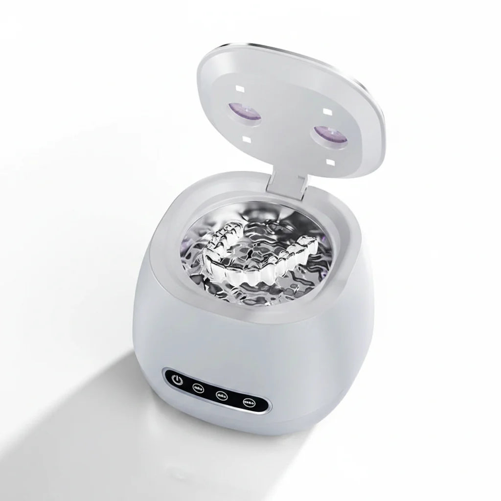 NNEOBA Ultrasonic Cleaner with UV Light – Jewelry & Denture Cleaning Machine