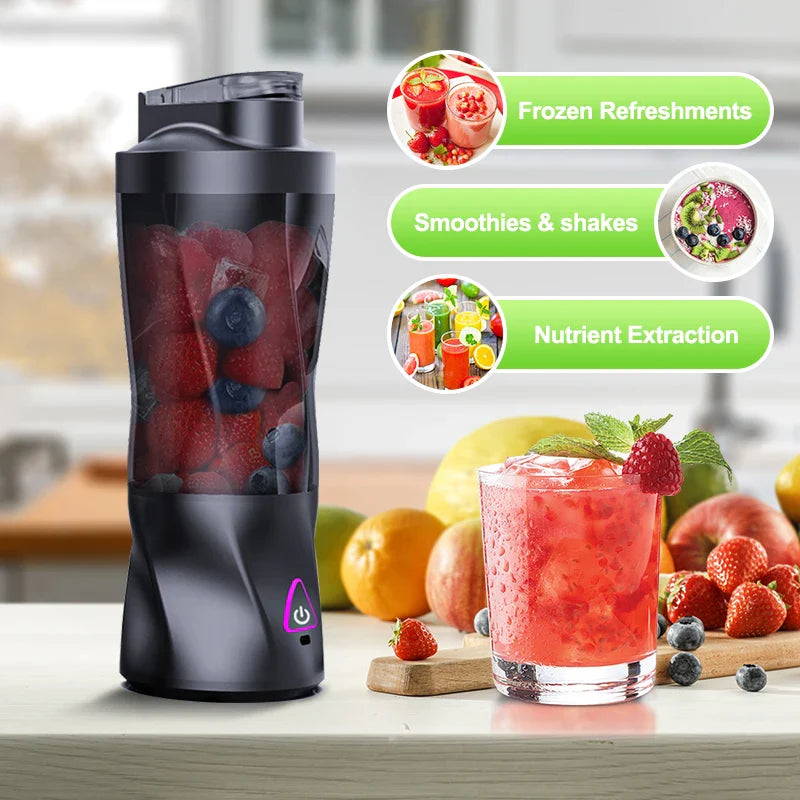 NNEOBA Portable USB Rechargeable Juicer Blender 700ML