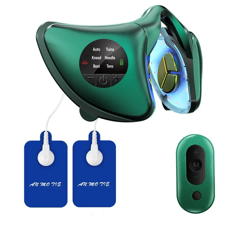 Facial Massager Face-Lifting Device Green