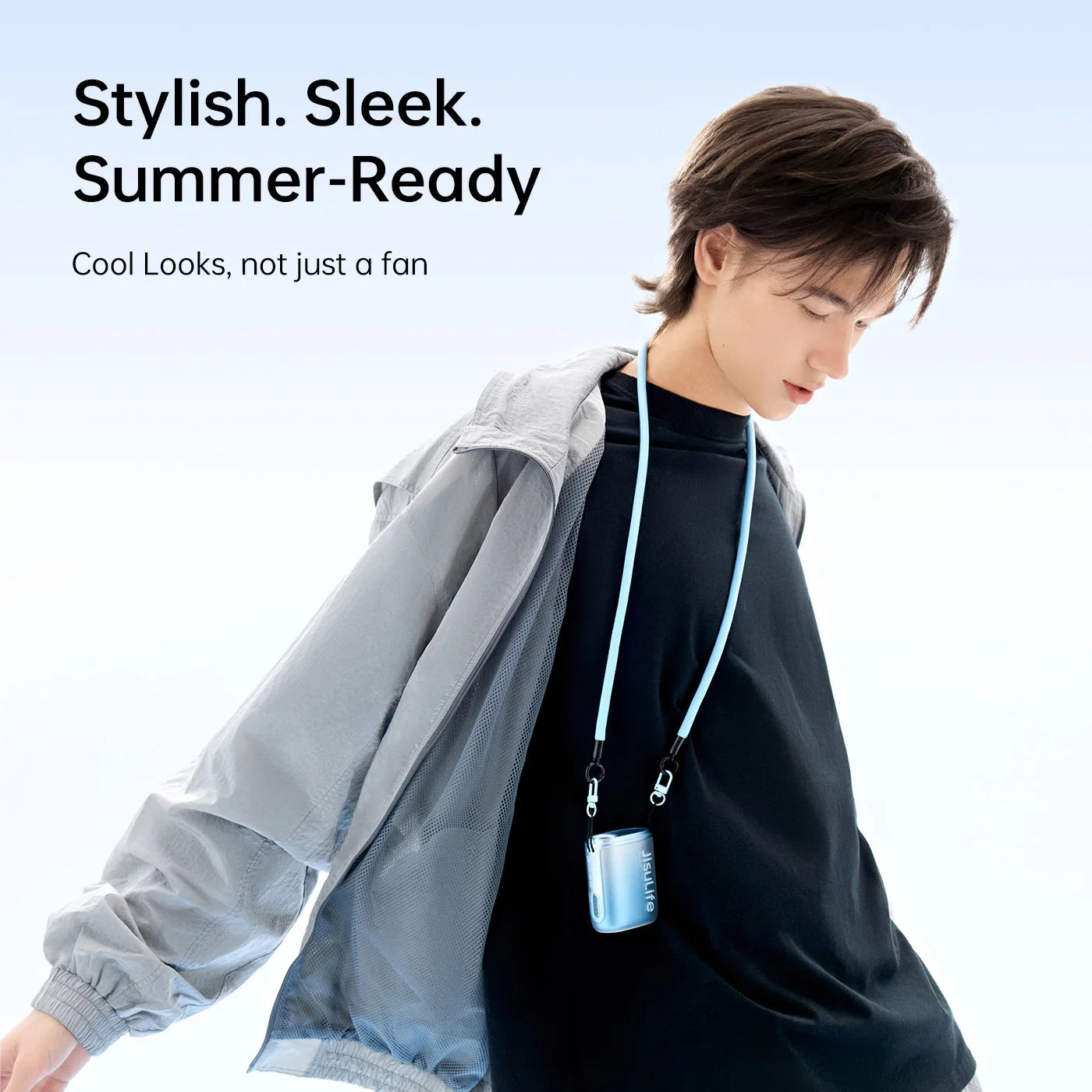 NNEOBA Portable Wearable Neck & Waist Fan