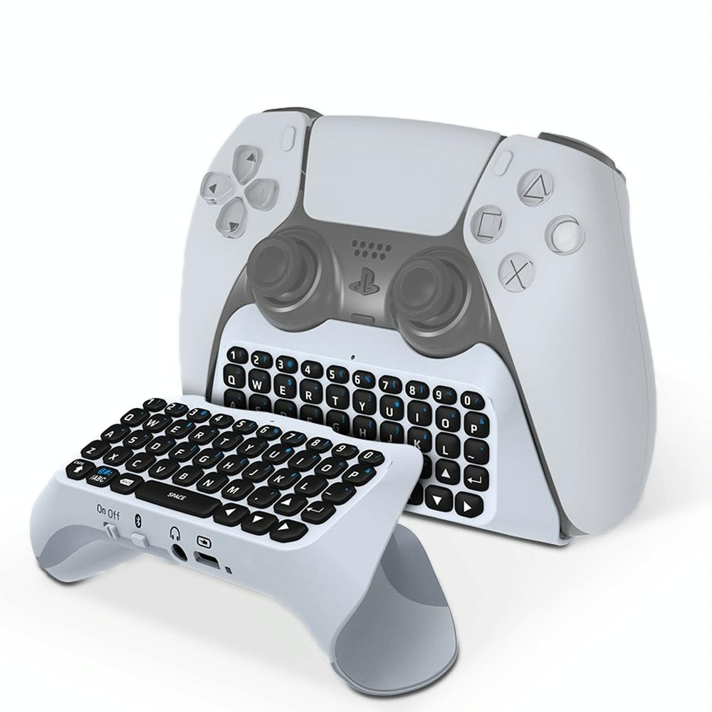 NNEIDS Wireless Bluetooth Keyboard For Ps5 - Chat & Voice Compatible