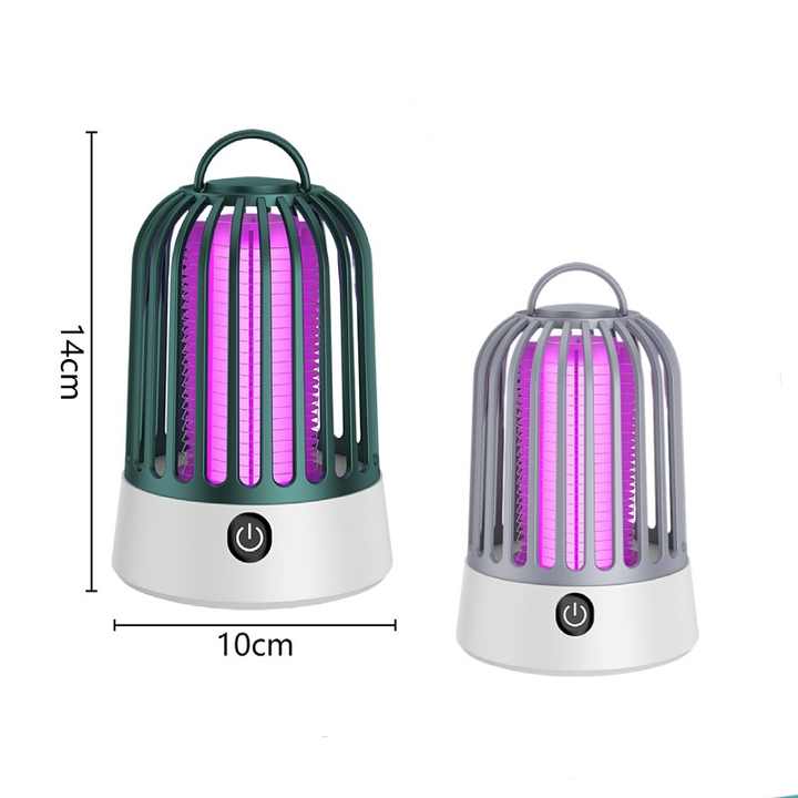 NNEDSZ Yellow Electric Mosquito Killer Lamp with Dual Modes - 1200MA USB Rechargeable