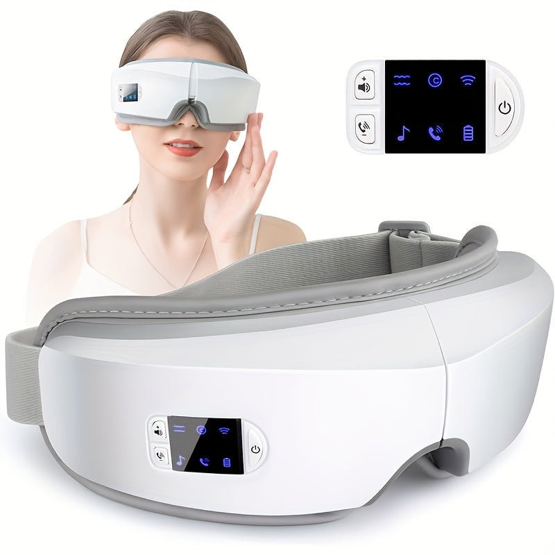 NNETM 4D Smart Eye & Face Massager – Heating, Vibration & Music Relaxation Device